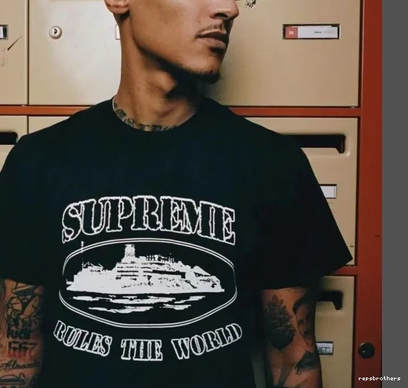 THE TEE Black TEE WORLD FW23 Sleeve S Short CORTEIZ RULE M L XL Devil's Printed Island 0824